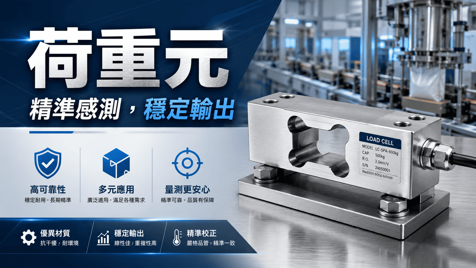 很多人會把荷重元和 Load Cell 分開看,但實際上荷重元通常就是 Load Cell 的中文說法。
